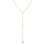 Bead Chain Y Necklace