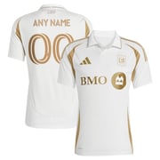 Men's LAFC  adidas White 2025 Secondary Replica Custom Jersey