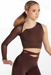 Wrapped One Sleeve Crop Top | Balera™