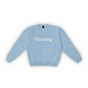 The Pleasing Crewneck in Blue