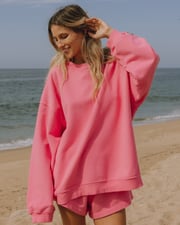 Unisex Oversized Crew - Cheeks