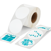 2.25" x 2.25" Colored Direct Thermal Label (2 Colors)