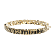 Customizable Hawaiian Hinge Bracelet