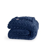 Cable Knit Sherpa Blanket