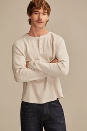 BIRDSEYE THERMAL HENLEY