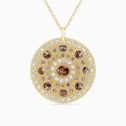 Talisman medal in yellow gold