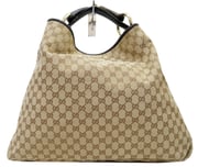 GUCCI GG Canvas Horsebit Large Hobo Bag 114900