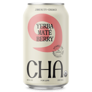 CHA Yerba Mate Berry (12oz Can - 12 Pack)
