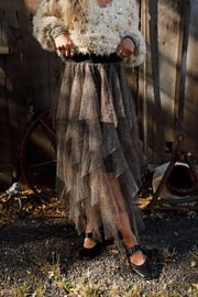 Jungle Bella Ballerina Skirt - Brown Leopard