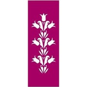 Meadow Flower Stem Bookmark Stencil or Border