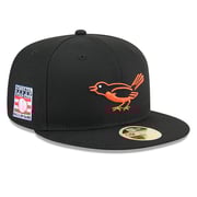 Men's Baltimore Orioles New Era Black Baseball Hall of Fame 59FIFTY Fitted Hat