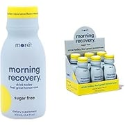 Morning Recovery Electrolyte, Milk Thistle Drink Proprietary Formulation to Hydrate While Drinking for Morning Recovery, Highly Soluble Liquid DHM, Sugar-Free Lemon, Pack of 6