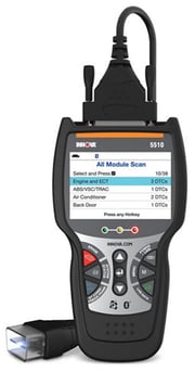 Innova CarScan Inspector OBD2 Code Scanner with EPB Reset and ABS Bleeding, Free Fix and Part Recommendations