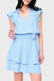 Isla Smocked Waist Flutter Day Dress
