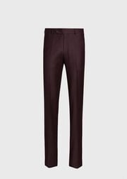 Burgundy Flannel Trouser