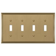 Metro Line Brushed Bronze 4 Toggle