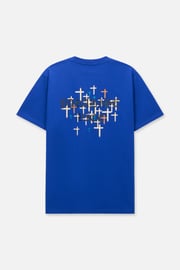 LIAM SHORT SLEEVE TEE | NAVY OLD ENGLISH PARADISE