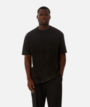 The Del Sur Acid Wash Tee - Black Acid