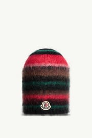 Striped Mohair Beanie