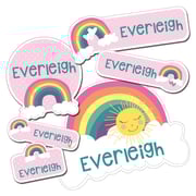 Over the Rainbow Kiddie Label Pack