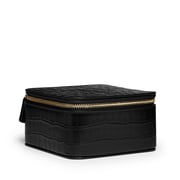 Medium Jewelry Organizer Black Croc