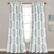 Evelyn Medallion Light Filtering Window Curtain Set