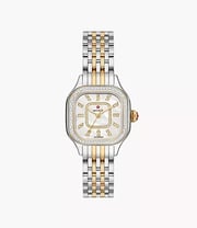 Meggie Two-Tone Diamond Stainless Steel Watch