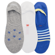 HOTSOX Men's Stars & Stripes 3 Pack Liner Socks