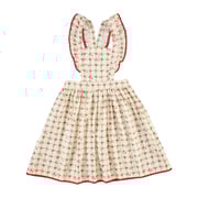 Lissy Apron Dress, Geometric Rose