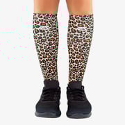 Leopard Compression Leg Sleeves