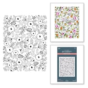 Floral Celebration Press Plate from the Let's Celebrate Collection by Yana Smakula