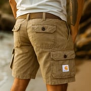 Carhartt Men's Vintage Multi-Pocket Utility Cargo Shorts For Outdoor Adventures