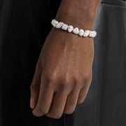 Multi Cut Cluster Tennis Bracelet