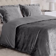3-Piece Soft Velvet Duvet Cover Set