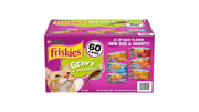 Friskies Gravy Pleasers Cat Food Variety Pack (5.5 oz x 60 ct)