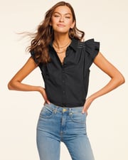 Marceline Cotton Poplin Shirt