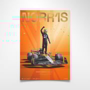 McLaren Lando Norris First Home Grand Prix Win Silverstone 2025 Poster