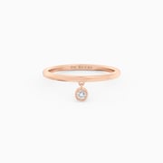 My First De Beers Clea One Diamond Ring in Rose Gold