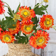 27” Orange Gerber Daisy Spray