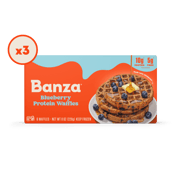 Blueberry Protein Waffles