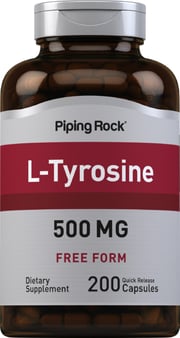 L-Tyrosine, 500 mg, 200 Quick Release Capsules