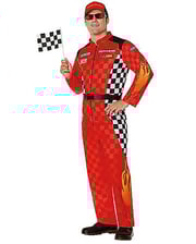Adult Lightning McQueen Jumpsuit Costume - Cars