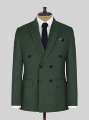 Napolean Green Wool Double Breasted Jacket