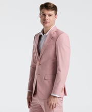 Slim Fit Solid Linen Blend Suit Jacket