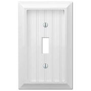 Discontinued Cottage White Wood Cover Plates