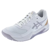 Women`s GEL-Dedicate 8 Pickleball Shoes White and Dusk Violet