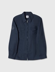 Navy Armstrong Zip Overshirt