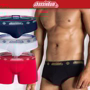 aussieBum Men's CottonSoft 2.0 White Trunk Underwear - M