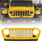 Modular ABS Jeep Front Grille | Fits '18-'25 Jeep Wrangler JL JLU 4xe & Gladiator | Available in 5 Colors