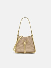 Yellow Yasmin Fabric Bucket Bag | PEDRO